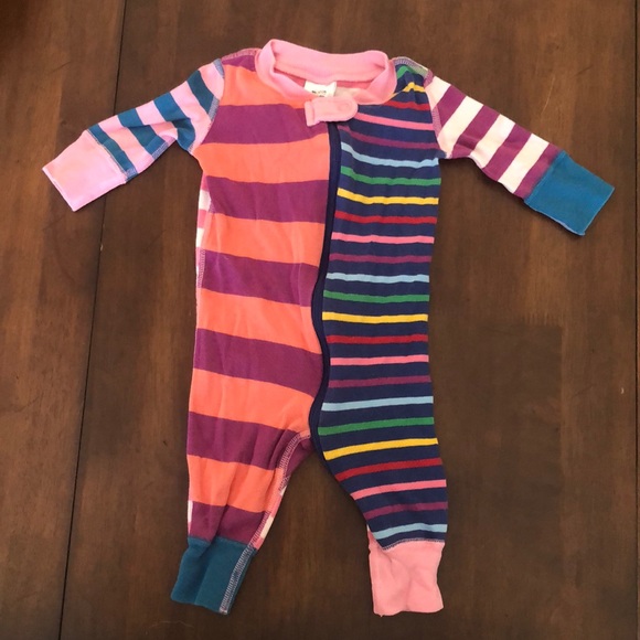 NEW Hanna Andersson Baby Girl Organic One Piece Cotton Pajamas 0-6 Months 50cm